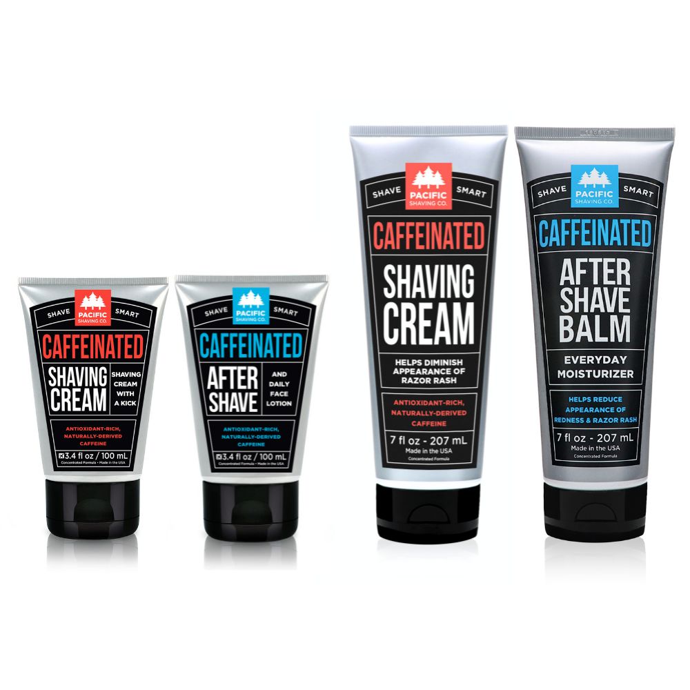 Caffeinated Shaving Cream & Aftershave Set-Pacific Shaving Company