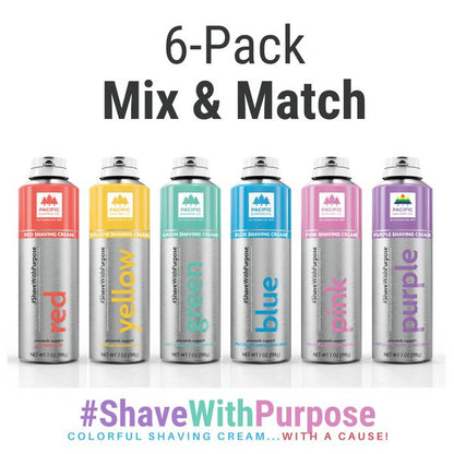 SHAVING CREAM IN COLOR (Mix & Match) | 6-PACK-Pacific Shaving Company