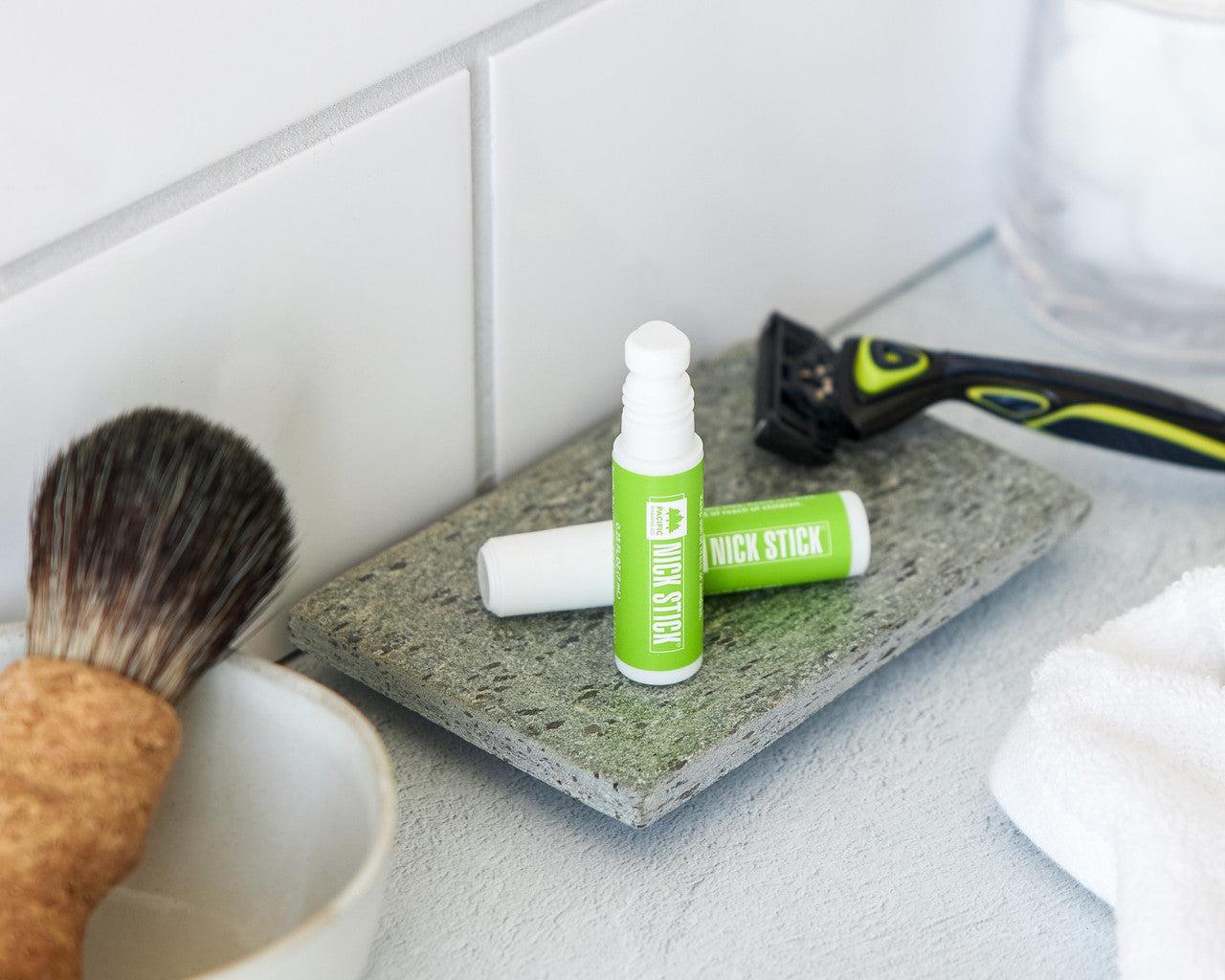 Nick Stick by Pacific Shaving Company. Let's face it - nicks are an inevitable consequence of shaving. Now you can put them in their place with this small but mighty Nick Stick®. And with vitamin E and Aloe, it will help soothe your skin, too.