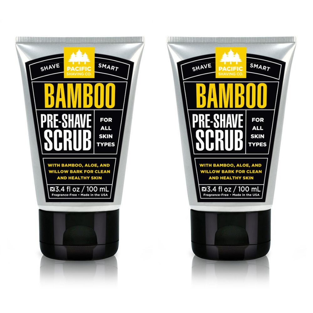 Bamboo Pre-Shave Scrub-Pacific Shaving Company