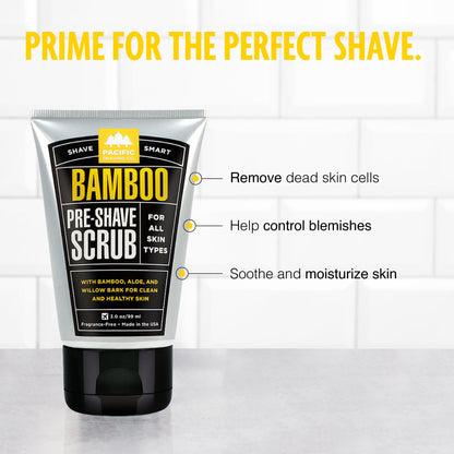 Bamboo Pre-Shave Scrub-Pacific Shaving Company