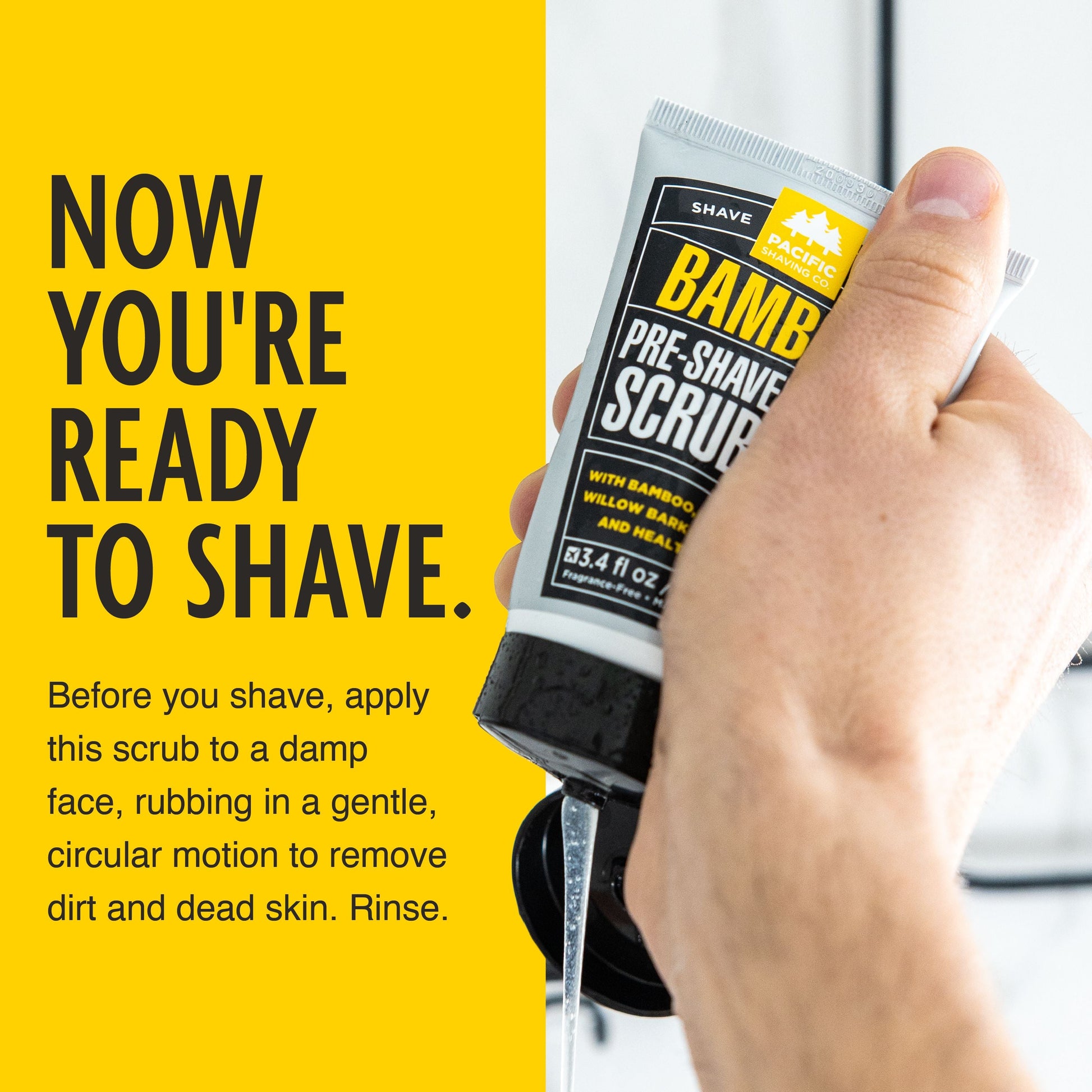 Bamboo Pre-Shave Scrub