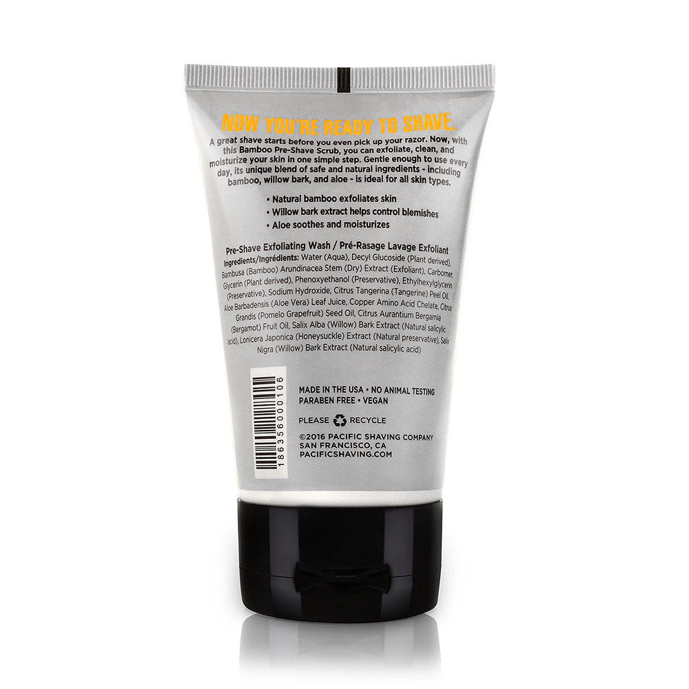 Bamboo Pre-Shave Scrub