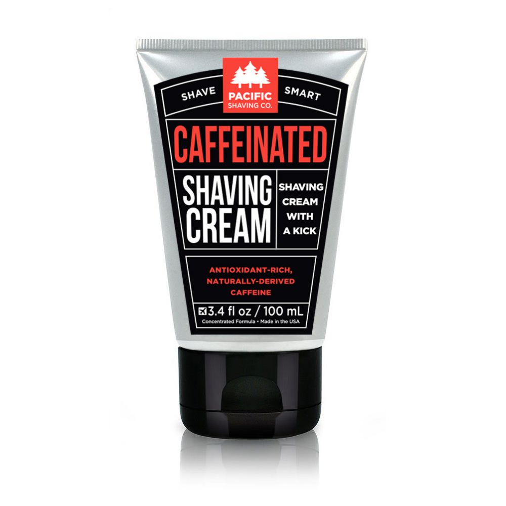 Caffeinated Shaving Cream (3.4oz)-Pacific Shaving Company-Single Item-Pacific Shaving Company