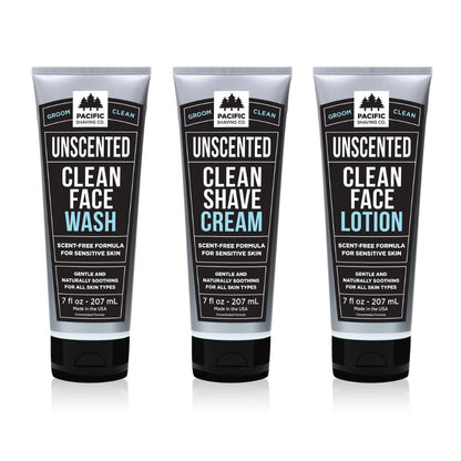 Unscented, Clean Grooming Trio