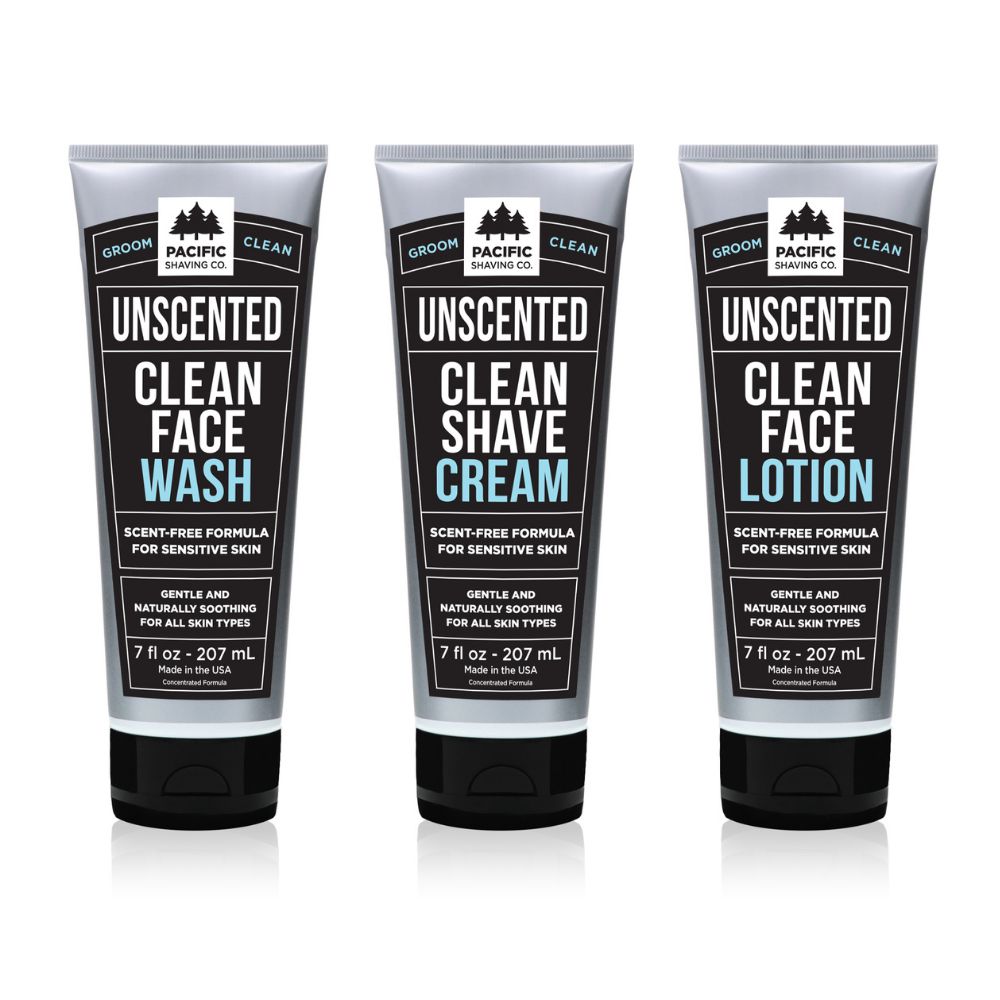Unscented, Clean Grooming Trio