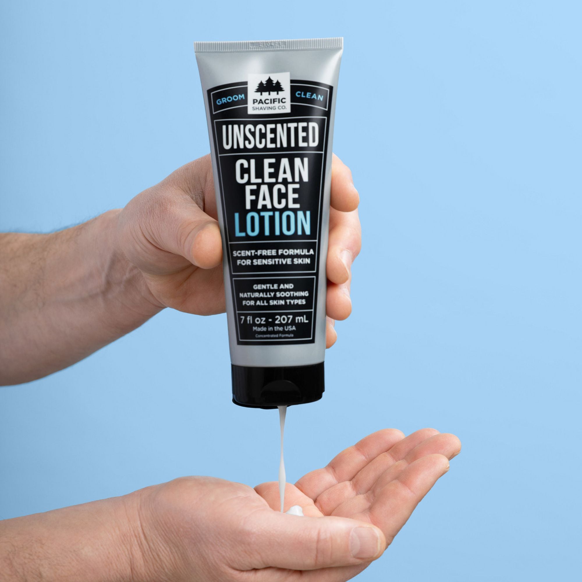 フェイスクリーム Finish Lotion 20g & VIBRANOM LOTION 30mL Clean (Unscented) Face Lotion (7oz) - The Best in Shave Care