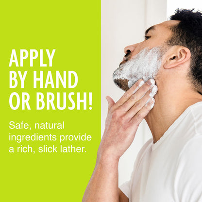 Natural Shaving Cream by Pacific Shaving Company. With natural and certified organic ingredients, our unique, low-lather formula is about to become your skin's best friend.