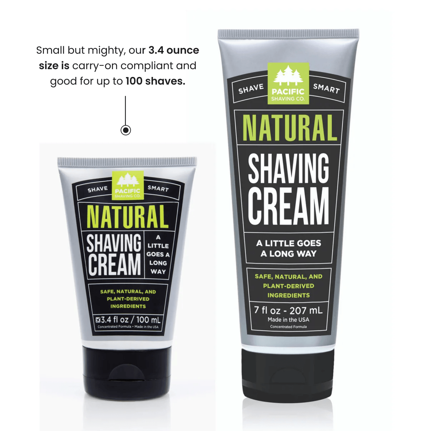 Natural Shaving Cream by Pacific Shaving Company. With natural and certified organic ingredients, our unique, low-lather formula is about to become your skin's best friend.