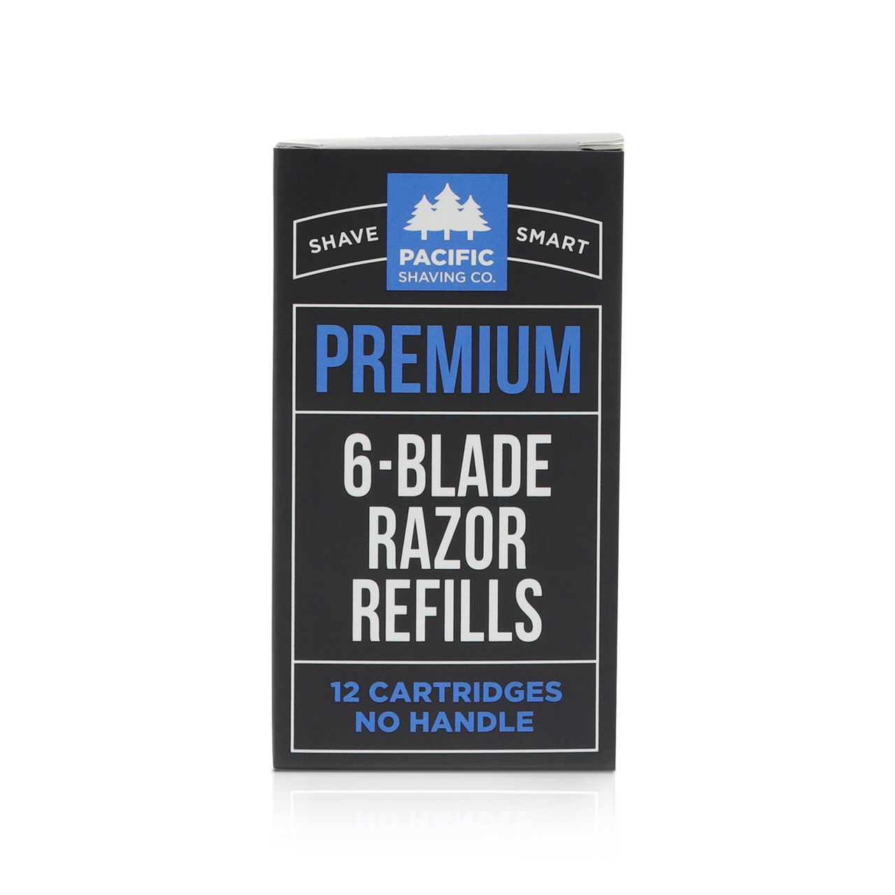 Premium 6-Blade Razor Refills (12 Cartridges; No Handle)