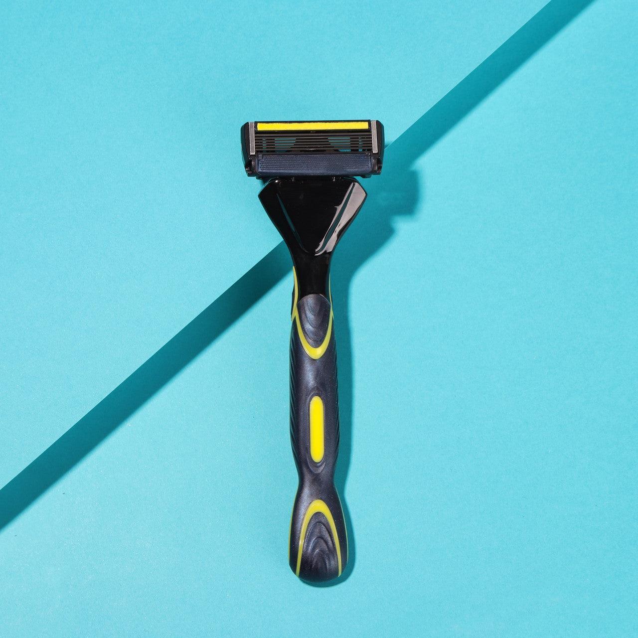 Premium 6-Blade Razor System (1 Handle; 5 Cartridges) - The Best in ...